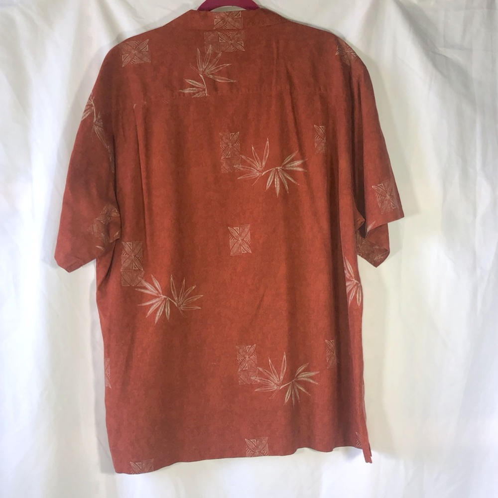 Rust Red Botanical Button Down - image 2